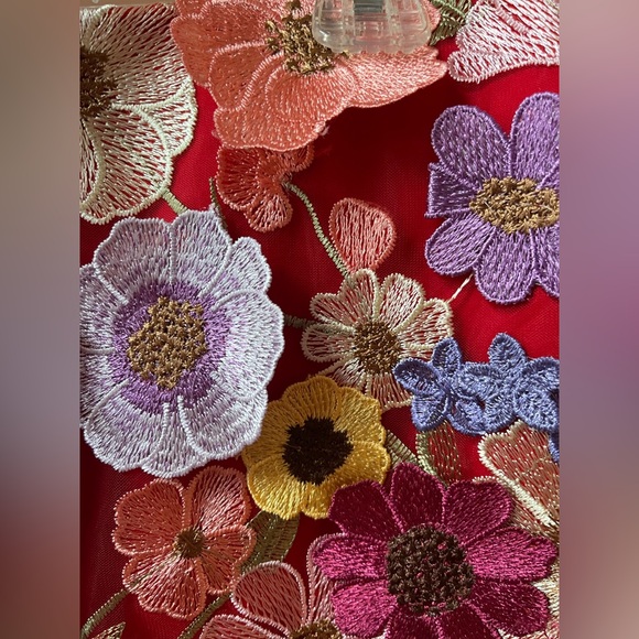 Anthropologie NWT Sz M (runs a little small) stunning Endless Rose floral skirt - Picture 9 of 16